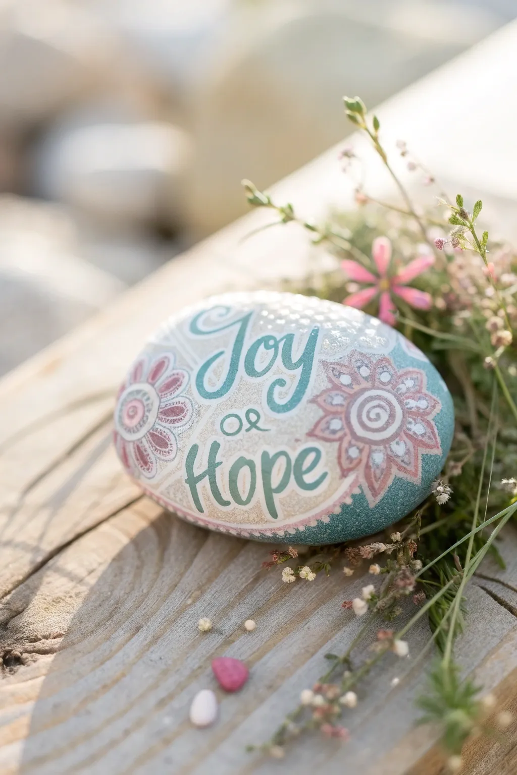 Spread kindness and joy with beautifully painted rocks—little treasures of inspiration found in unexpected places.