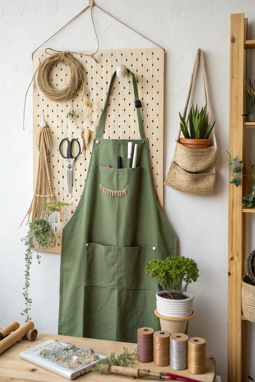Embrace creativity with a touch of elegance—your crafting essentials beautifully organized.