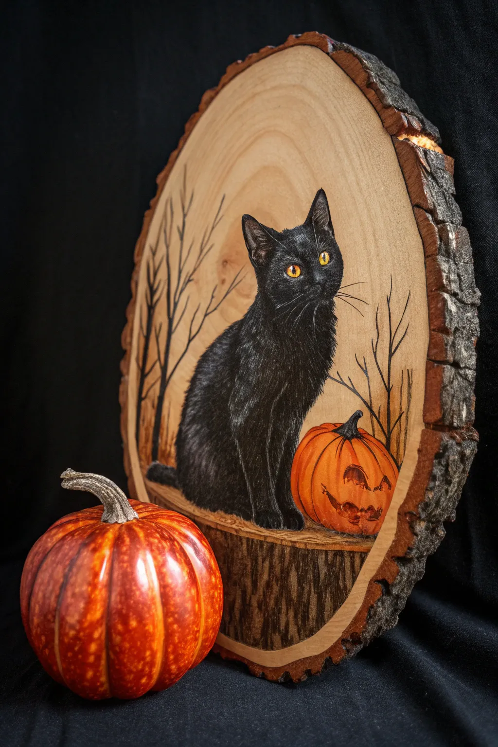 Mystical craftsmanship: A glowing enchantment for Halloween.