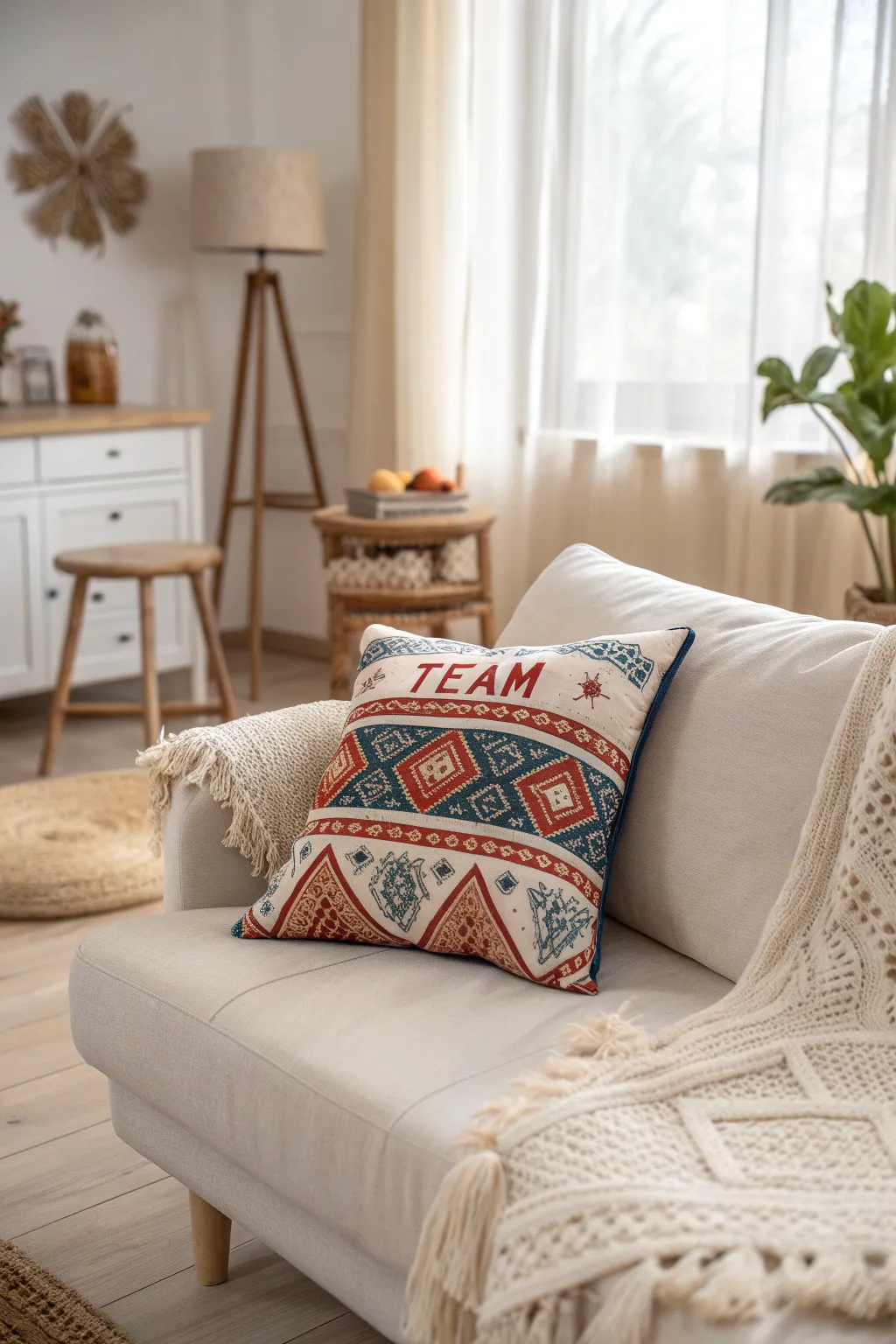 Add a splash of team spirit with a handcrafted decorative pillow – the perfect cozy gift for any coach's home!