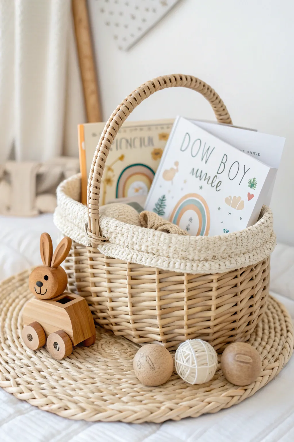 Celebrate the new arrival with a thoughtful Sibling Surprise Basket, where simplicity and natural beauty come together.