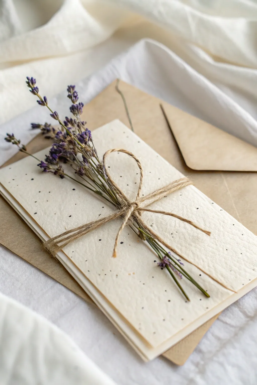 Add a touch of nature with dried flower accents for your invitations—simple, elegant, and unforgettable.