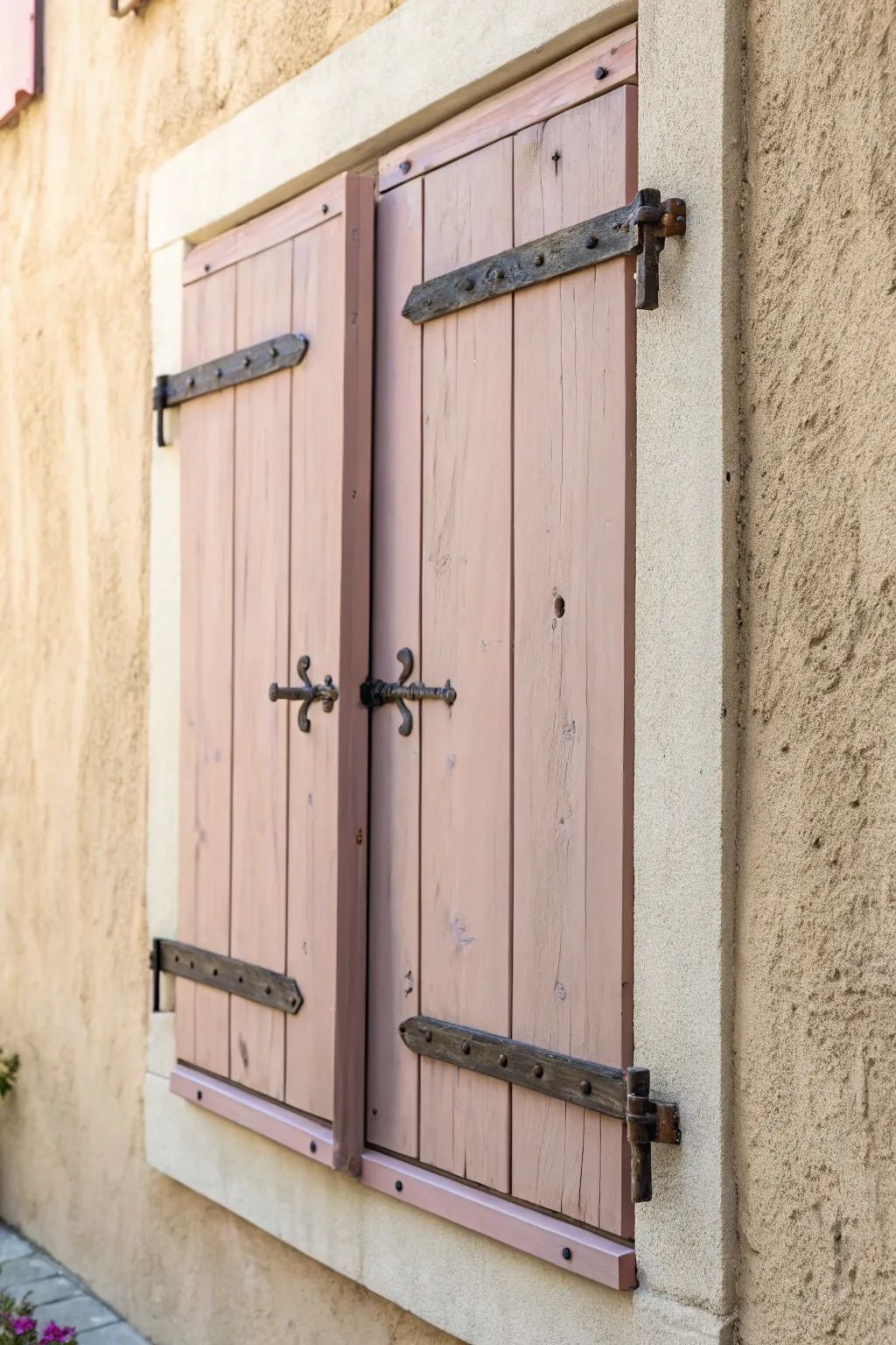 Elevate your space with handcrafted shutters that blend minimalism and industrial charm.