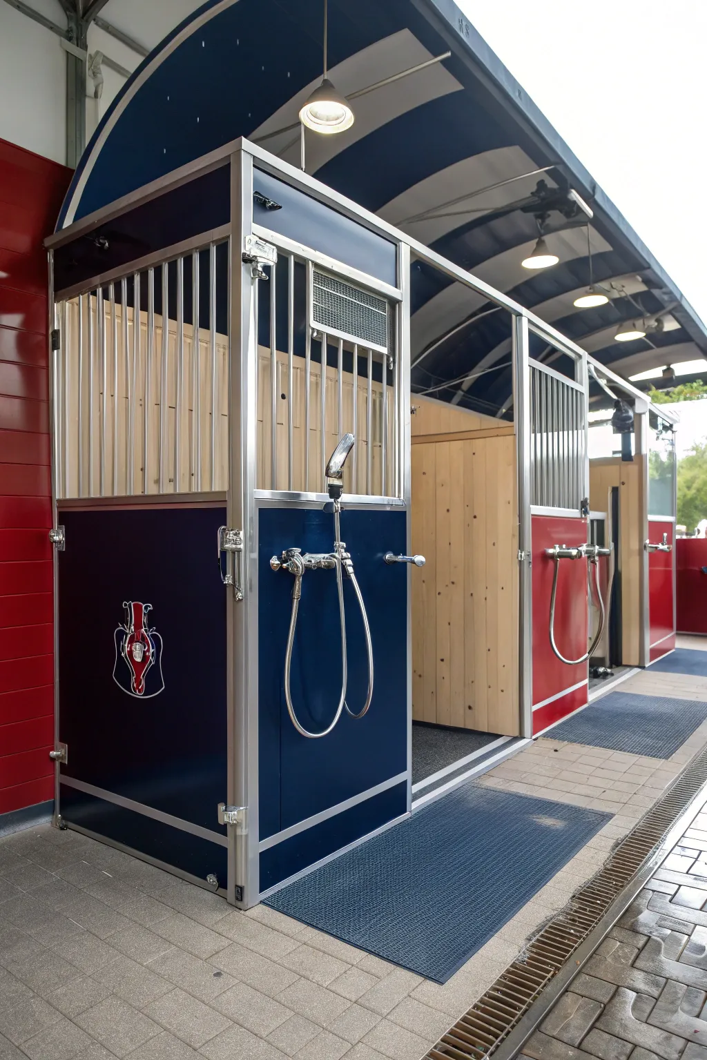 Revolutionize your horse's bath time with our state-of-the-art interactive wash system, where craftsmanship meets innovation.