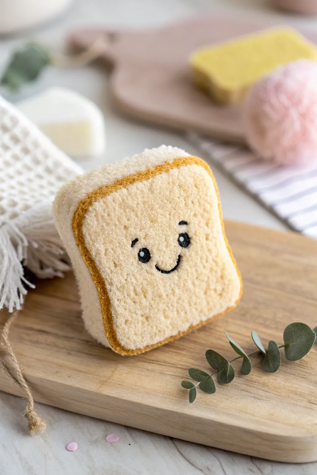 Meet your new morning mascot: a smiley mini toast squishy! 🍞😊 #CraftedJoy #ScandiBoho