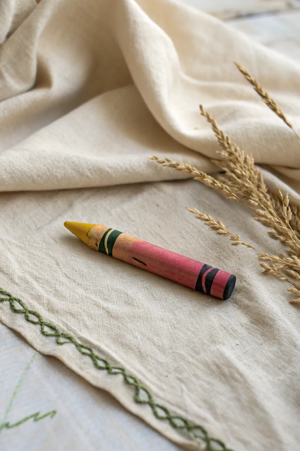 Transform the ordinary into art with upcycled crayon rubs - where simplicity meets natural beauty.