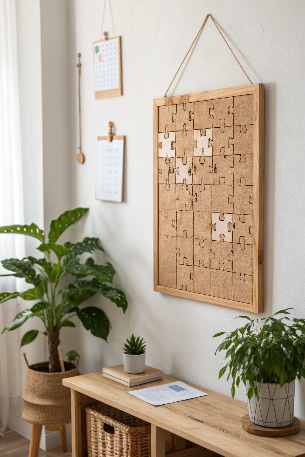 Solve the mystery: A minimalist puzzle board that combines fun with elegant craftsmanship.