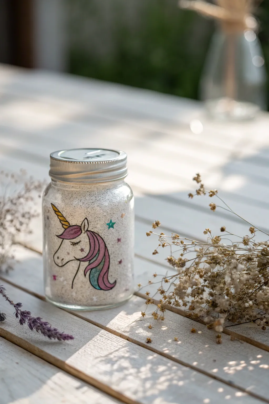 Spark your creativity with a touch of unicorn magic in every glittering jar.