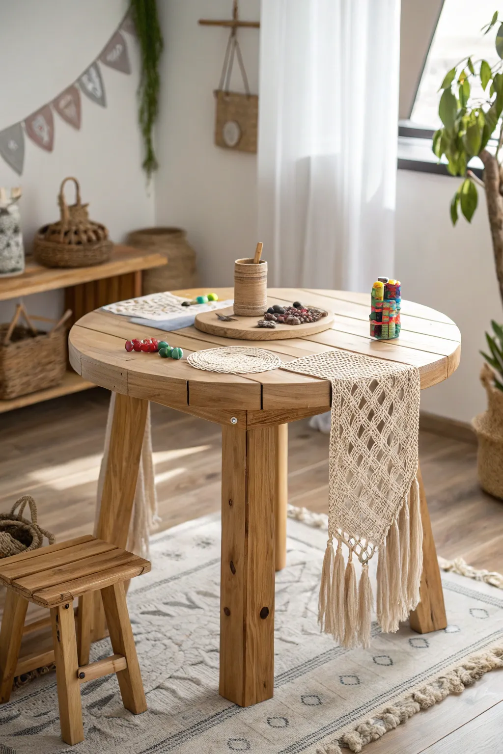Craft with a Conscience: Discover the beauty of eco-friendly materials for your child's creative space.