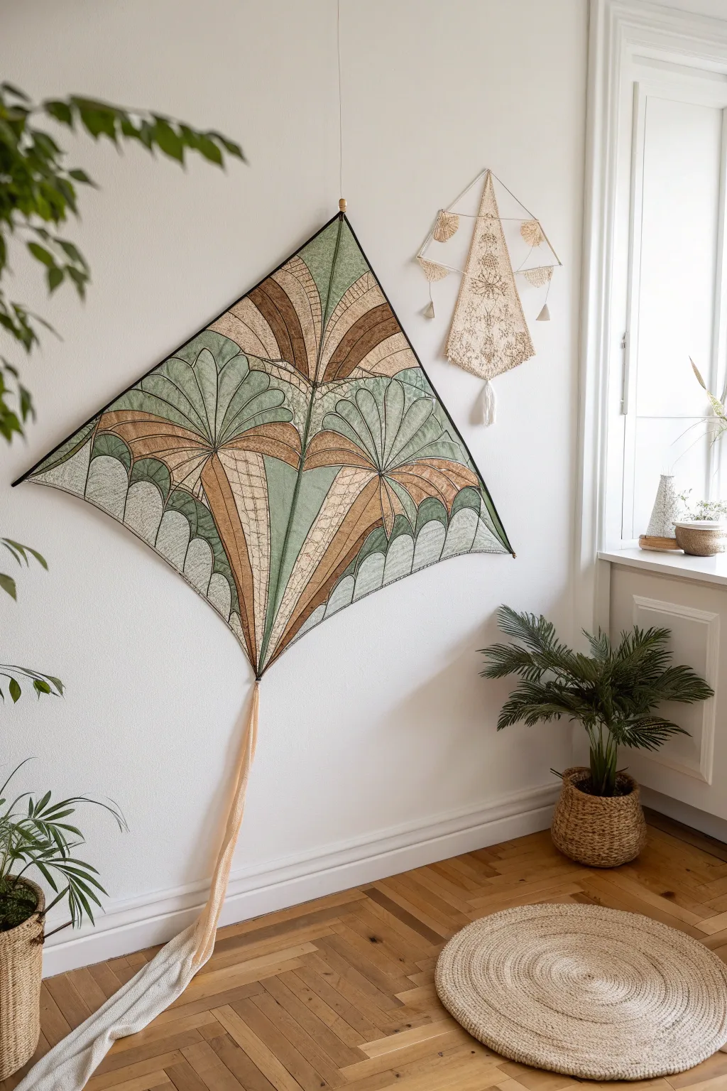 Elevate your space with a kite inspired by nature’s palette – where earthy tones meet minimalist elegance.