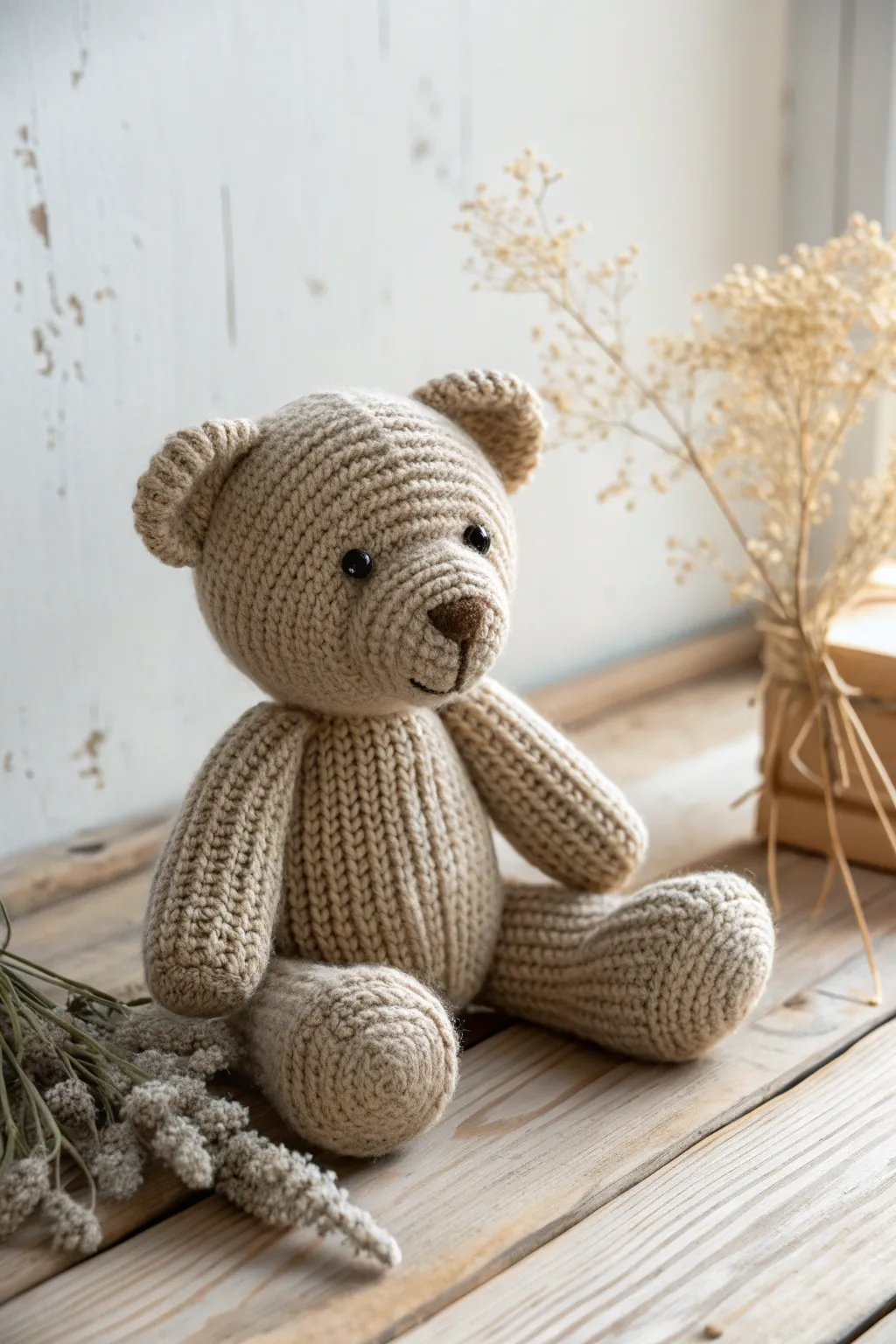 Crafted with love: Simple knitted toys that spark joy for little ones.