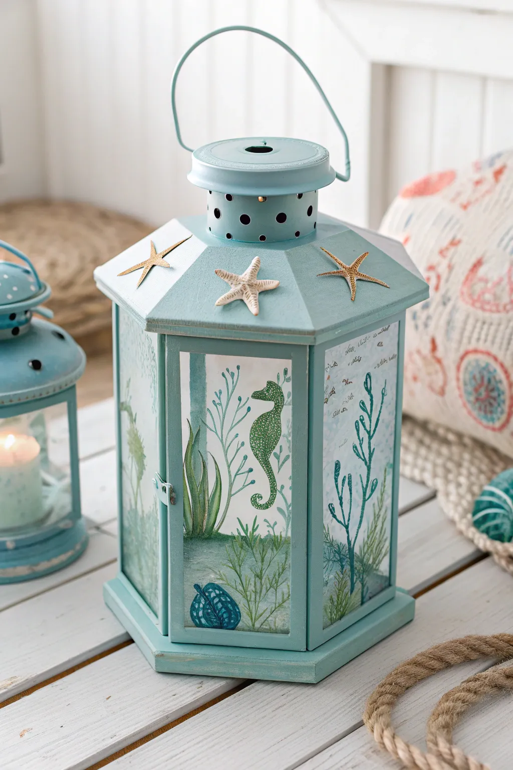 Illuminate your space with oceanic charm and handcrafted elegance. 🌊✨ #UnderTheSea #CoastalDecor