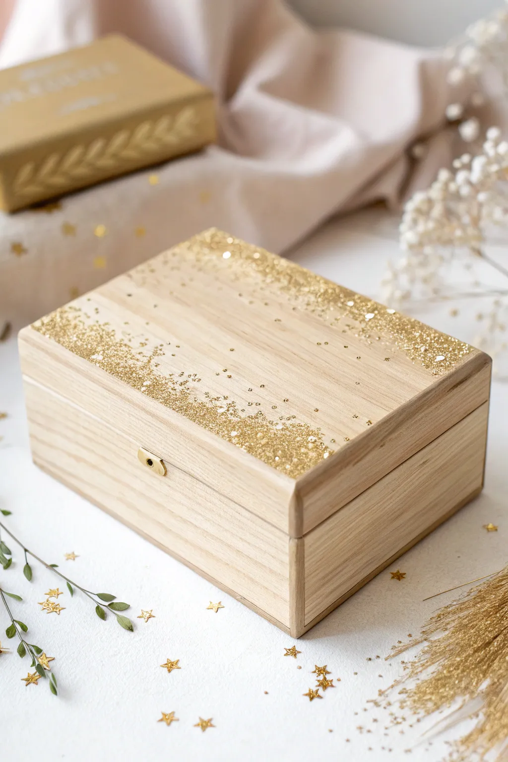 Discover the magic of simplicity with a touch of glitter glam for your last-minute Valentine surprise.