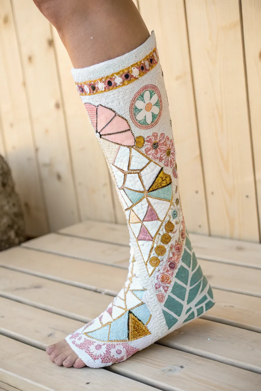 Transform your healing journey into a work of art with stunning mosaic patterns.
