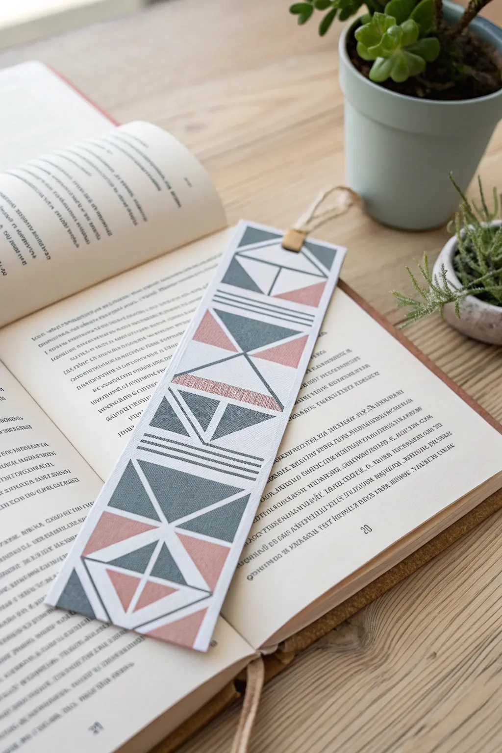 Elevate your reading experience with geometric elegance. 📚✨ #MinimalistBeauty #Craftsmanship