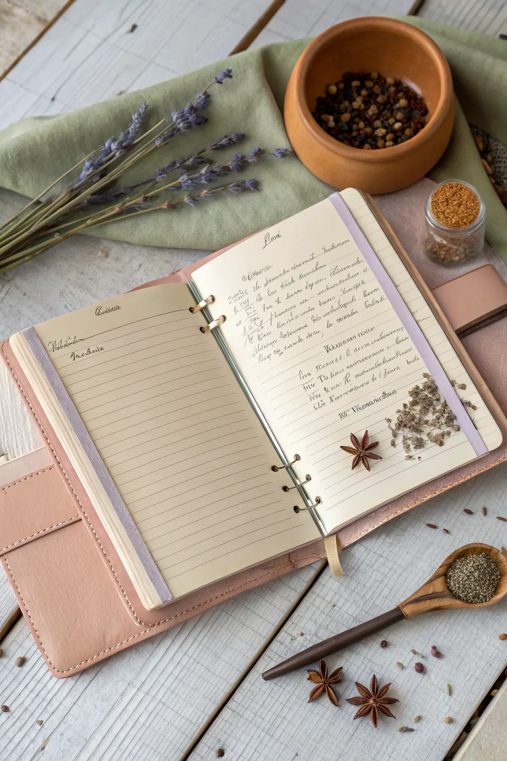 Capture your culinary stories in a beautifully crafted recipe journal - where each page tells a delicious tale.