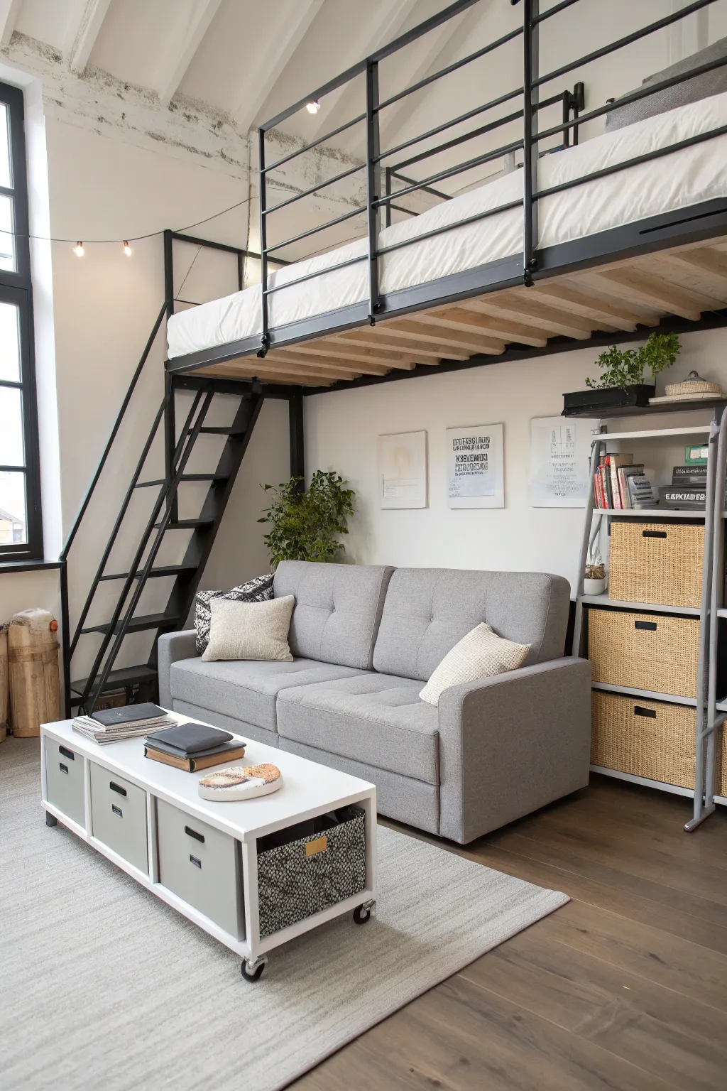 Versatile furniture maximizes function and style.