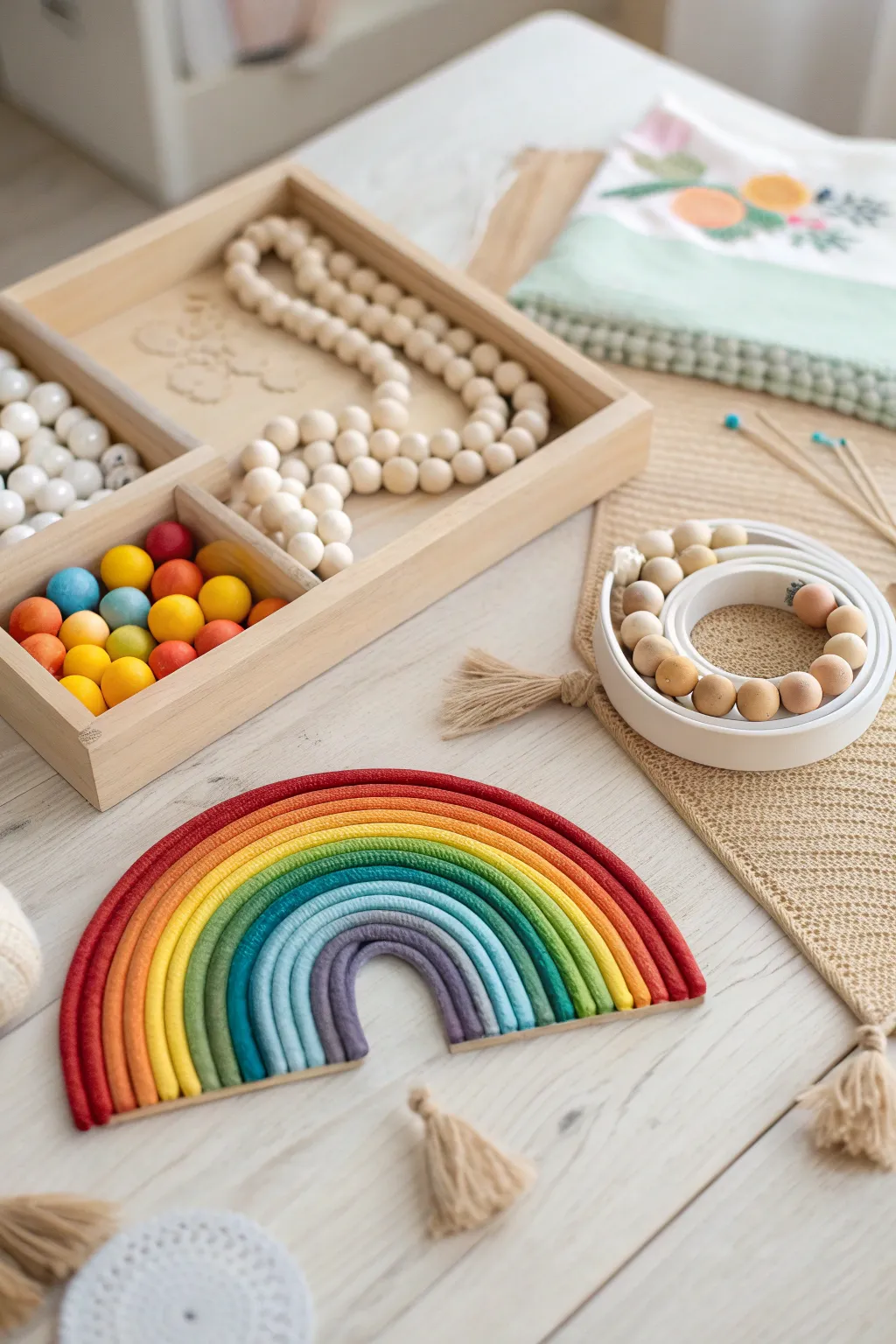 Unleash creativity with a touch of color: Rainbow Craft Kits for inspired teaching moments.