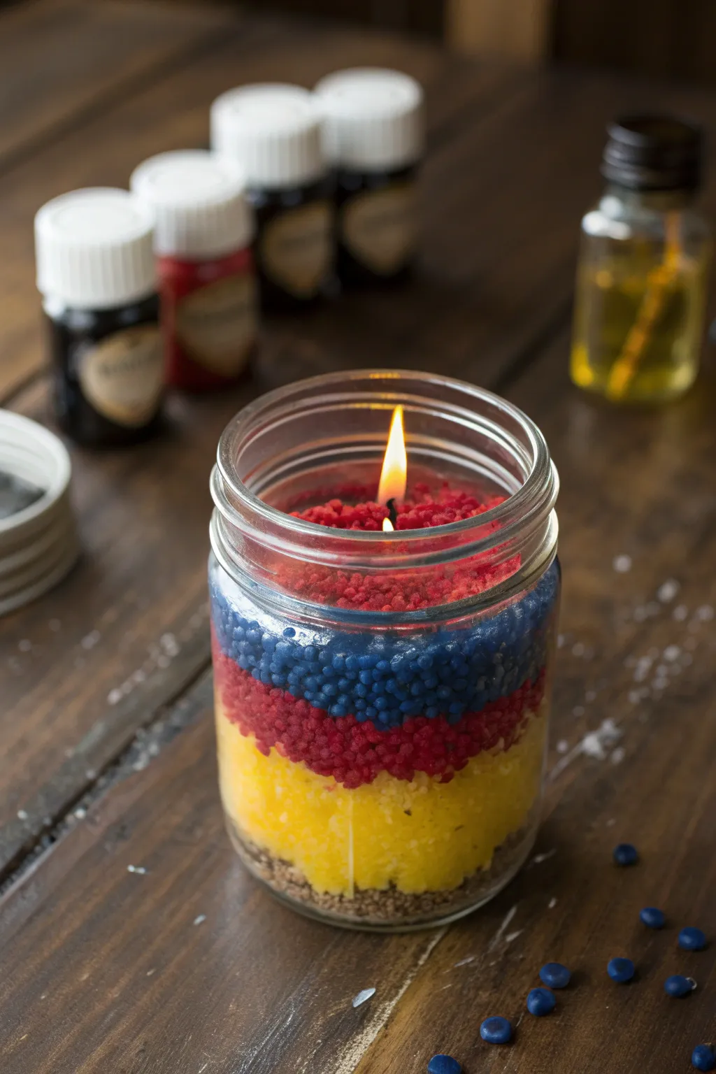 Ignite your creativity with a custom DIY mason jar candle – the perfect handmade gift for him!