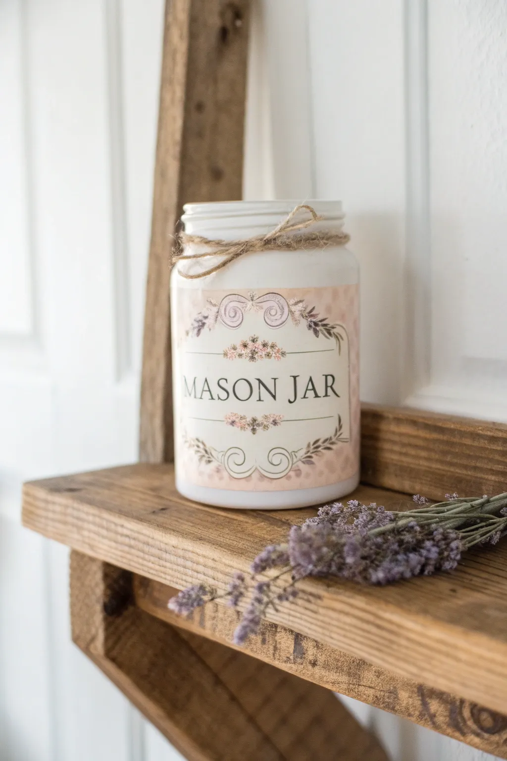 Add a touch of vintage charm to your space with this beautifully crafted mason jar sign, where nostalgia meets elegance.