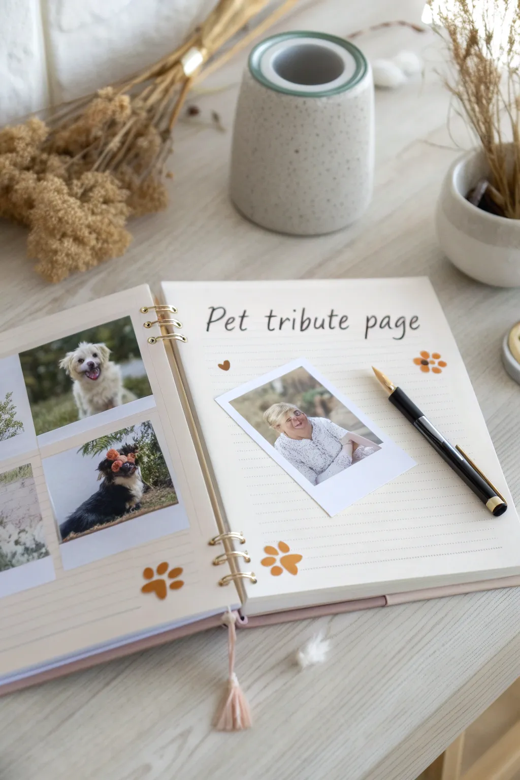 Celebrate the joy of your furry friends with beautifully crafted pet tribute pages.