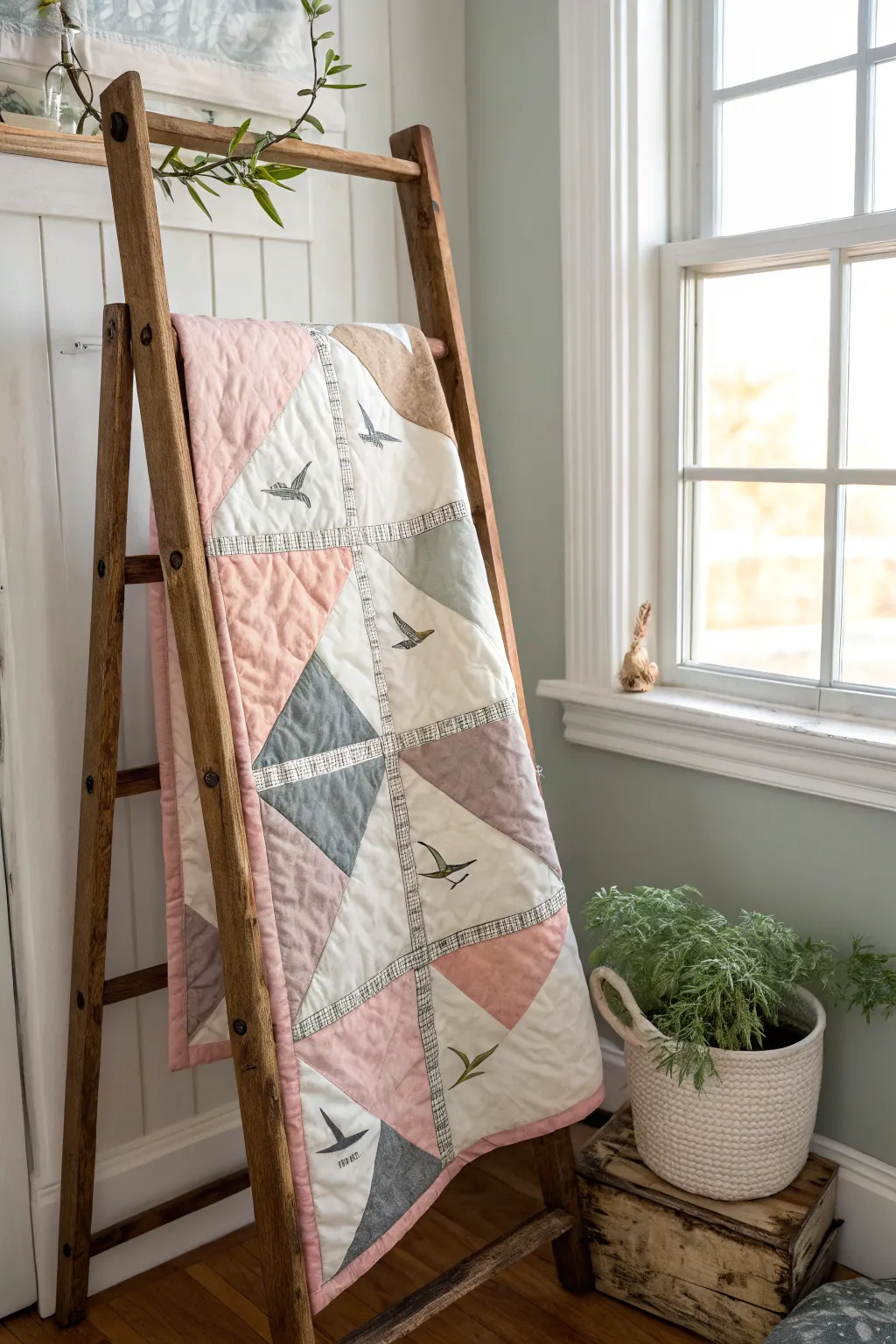 Wrap yourself in memories with a minimalist quilt that tells your unique story.