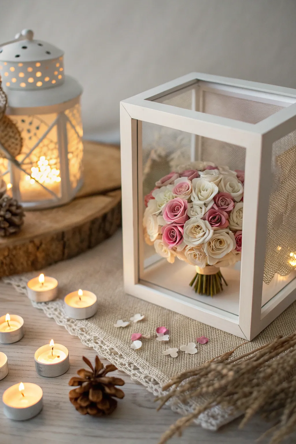 Enchanting Romance in Miniature: A Touch of Boho Elegance.