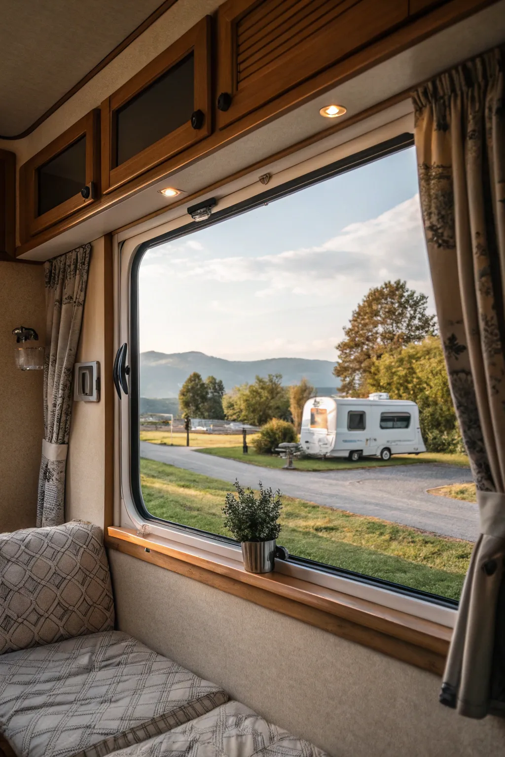Framed view trim highlights the beauty outside your window.
