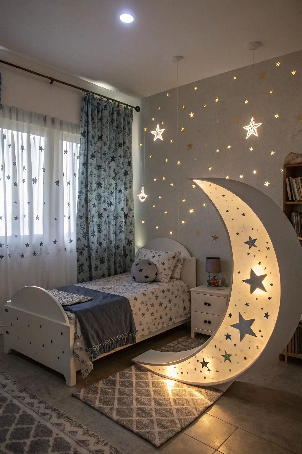Lunar-inspired furniture adds unique character to your space.