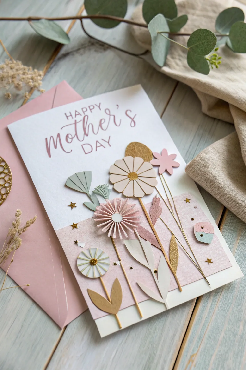 Create a smile with quirky cutouts this Mother's Day – simplicity meets whimsy in handcrafted elegance.