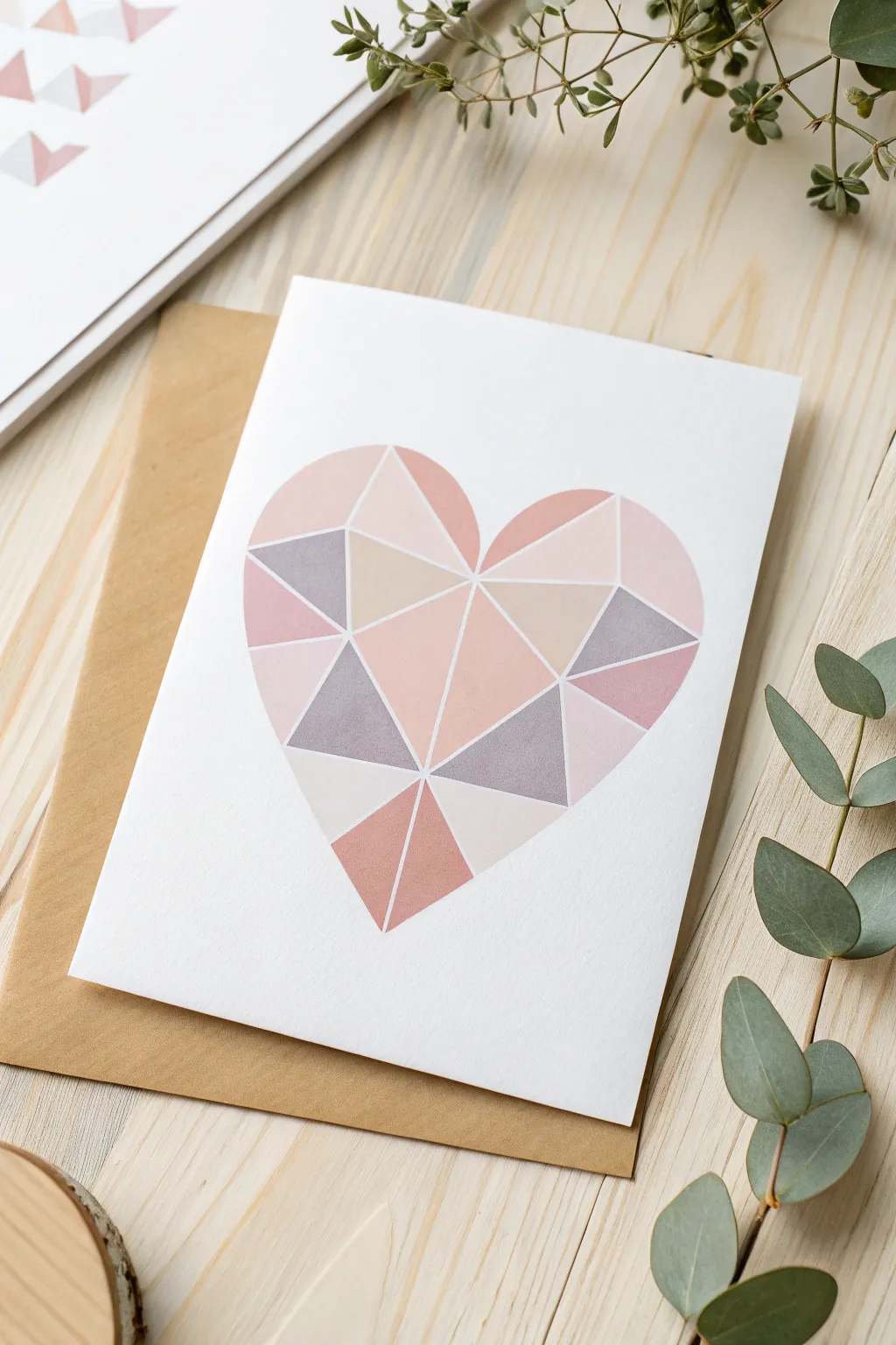 Celebrate Mother's Day with a touch of modern elegance. This abstract heart card combines simplicity and artistic flair for the contemporary mom.