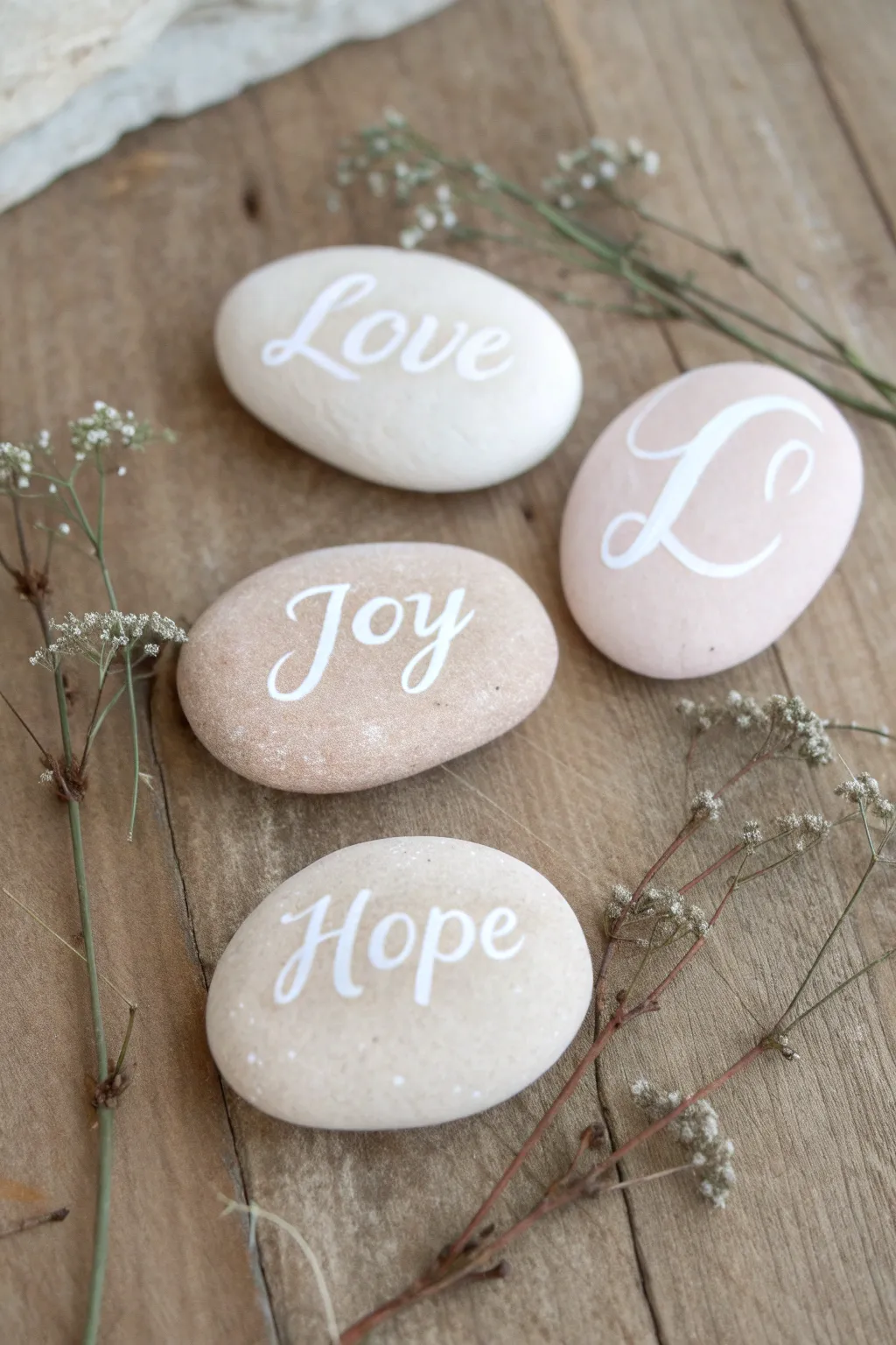 Crafted with love: Inspirational painted rocks that speak volumes. Perfect for Mother's Day.