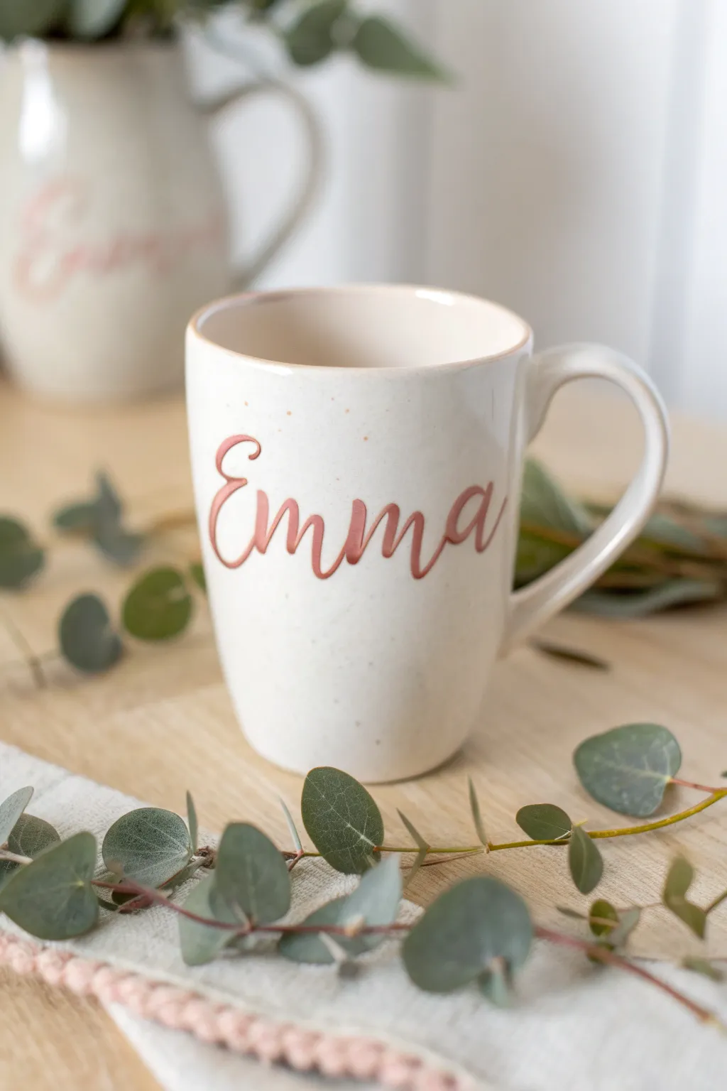 Add a personal touch to your morning coffee with a custom name mug, perfect for gifting and cherishing.