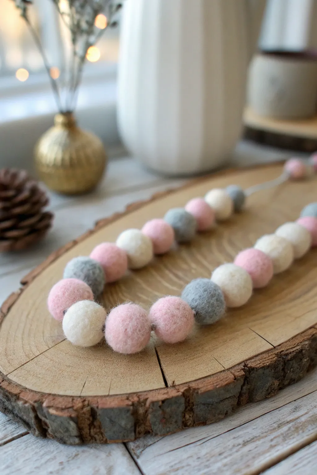 Elevate your style with the natural beauty of handmade felted jewelry.