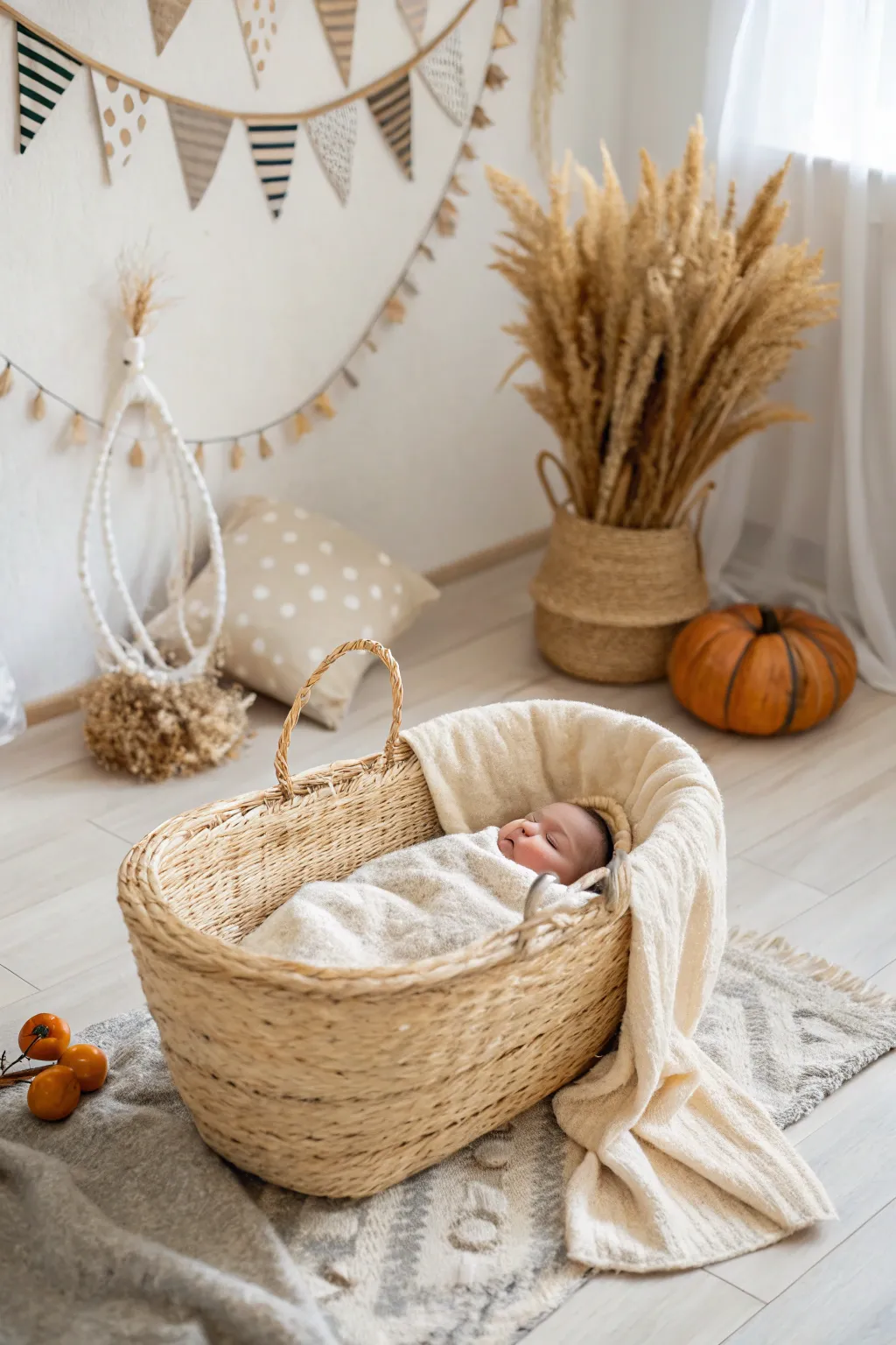 Embrace the season with a Harvest Basket Snuggle – where simplicity meets the warmth of fall.