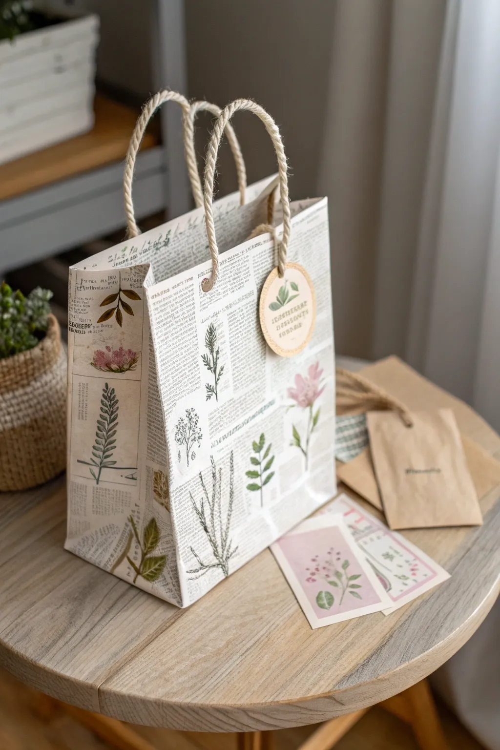 Wrap your gifts with love and sustainability. Discover the art of creating newspaper gift bags with a touch of minimalist elegance.