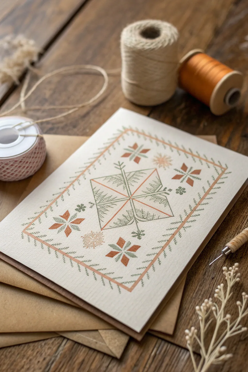 Discover the art of cross-stitch on paper—a charming blend of simplicity and elegance.