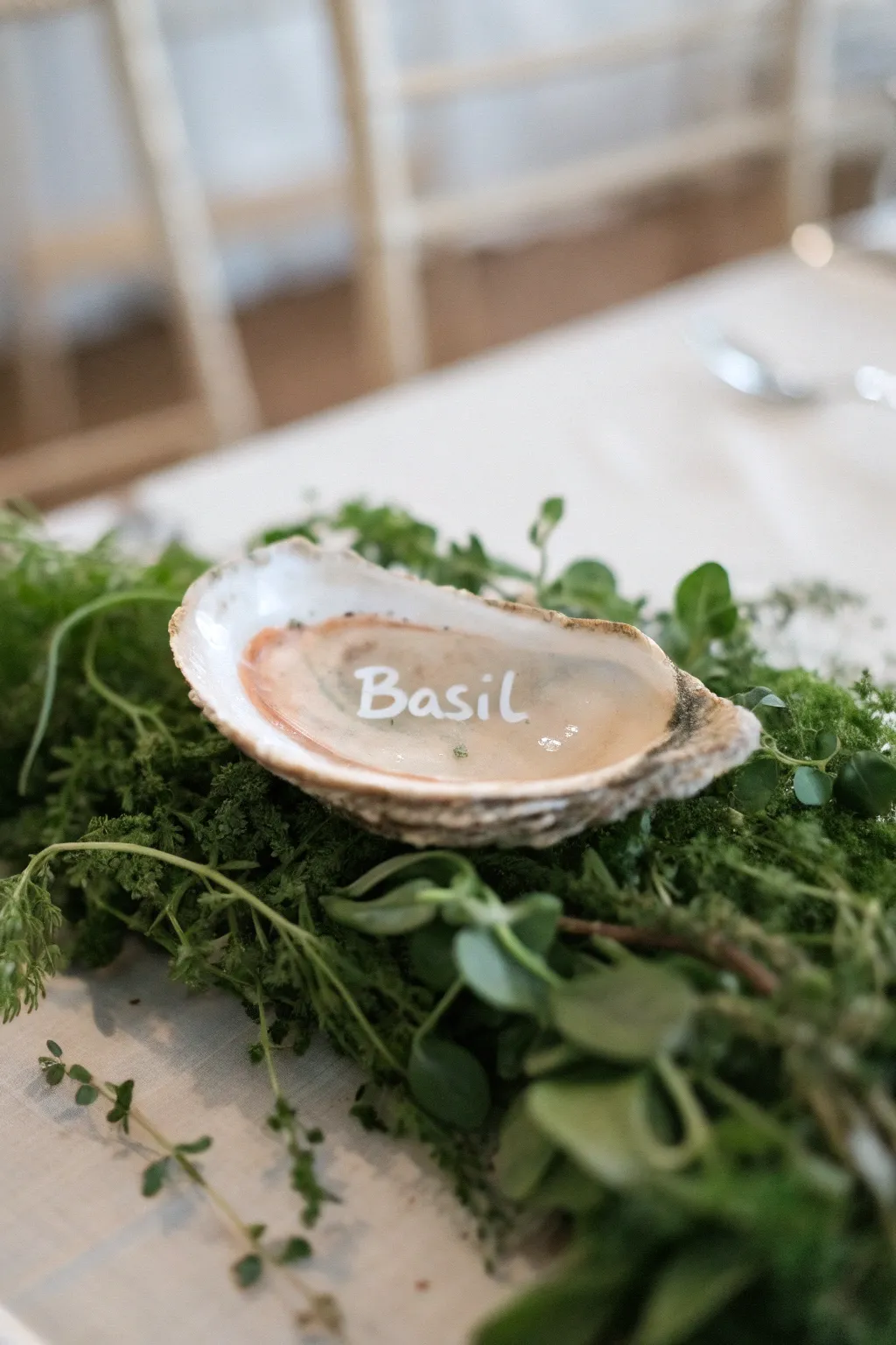 Add a rustic touch to your garden with handcrafted oyster shell markers.