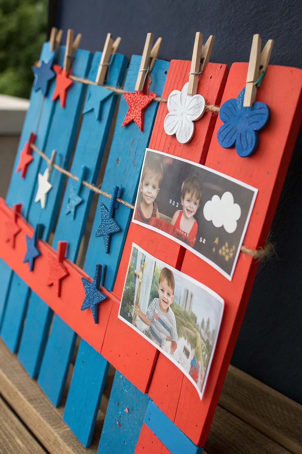 Transform your kid's room with a vibrant photo wall that celebrates creativity and joy!
