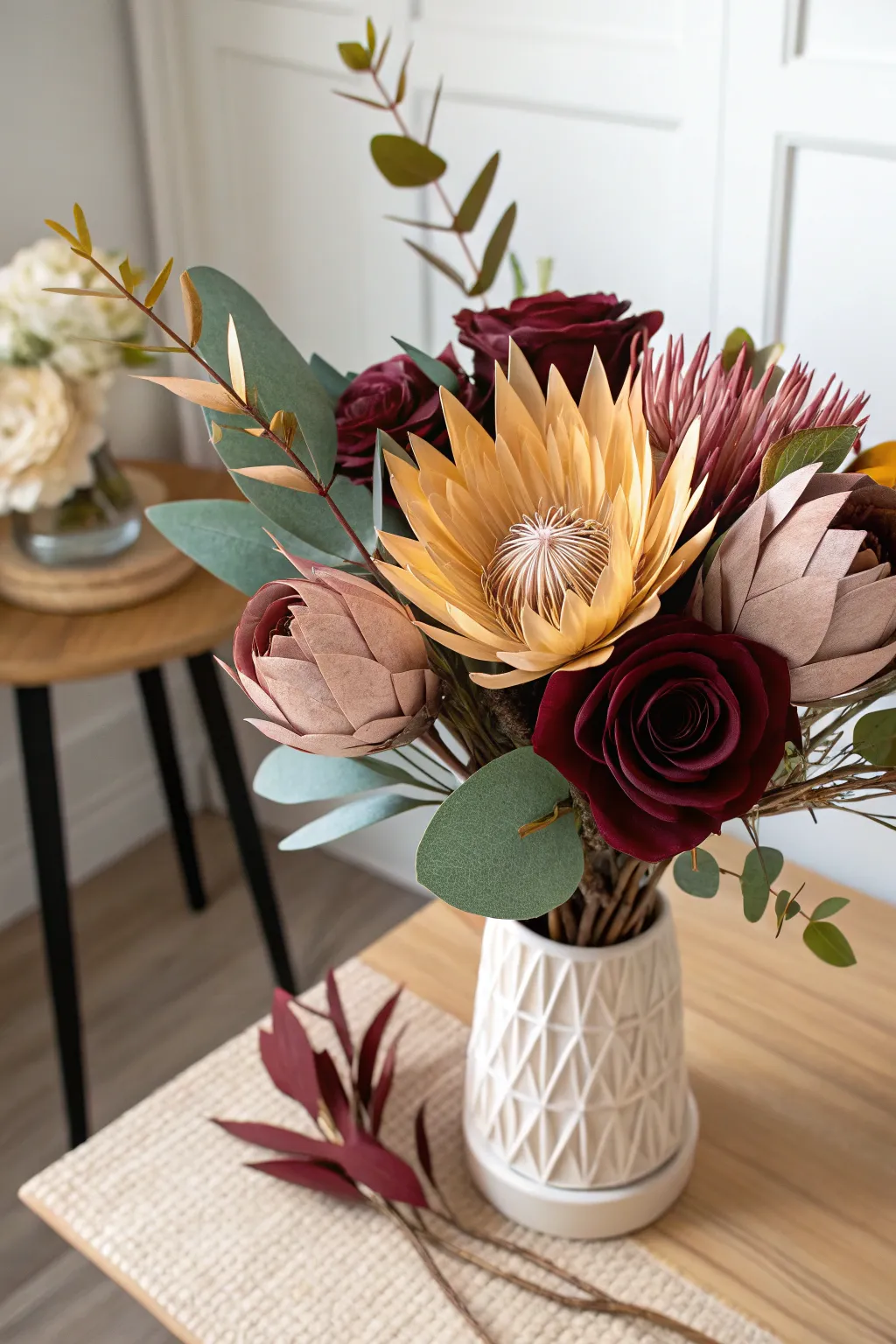 Discover the art of geometric blooms – a bold twist on traditional bouquets for the modern minimalist.