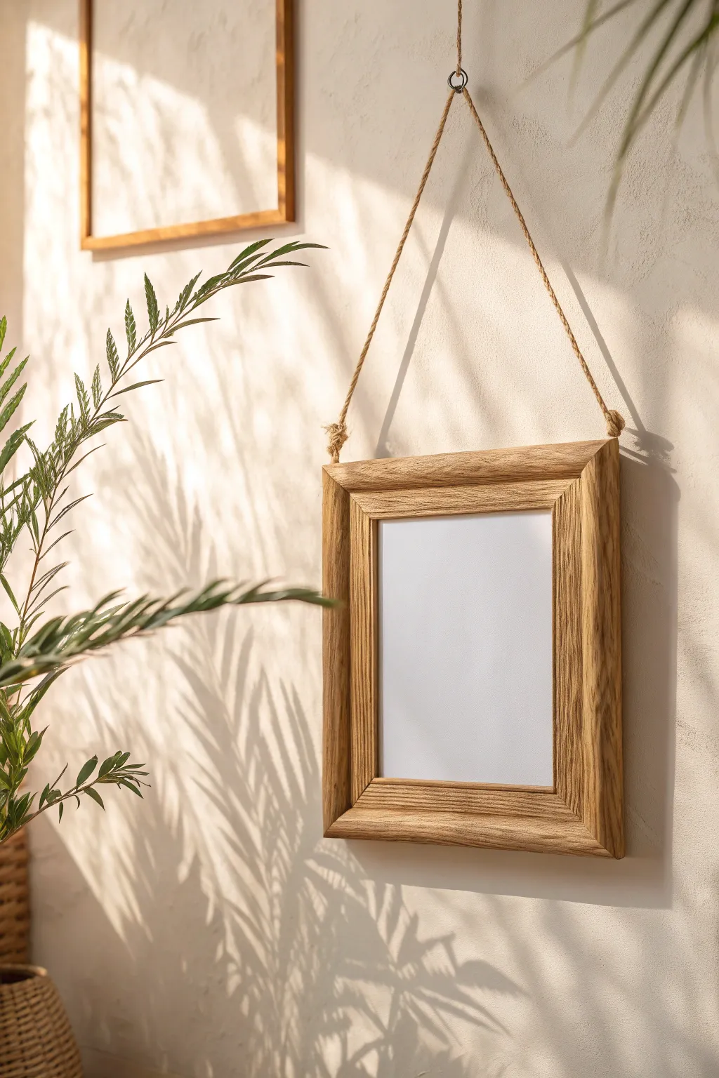 Elevate your decor with whimsical hanging frames — where simplicity meets enchantment.
