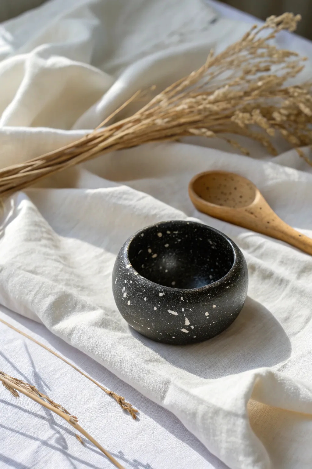 Discover the elegance of simplicity with this handcrafted monochrome rattle, a perfect blend of minimalist design and boho charm.