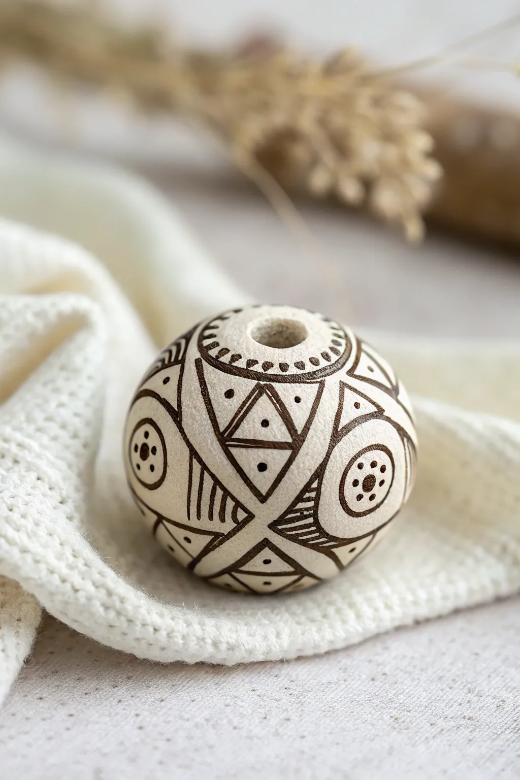 Elevate your style with modern geometric charm: Explore our handcrafted polymer clay bead collection.