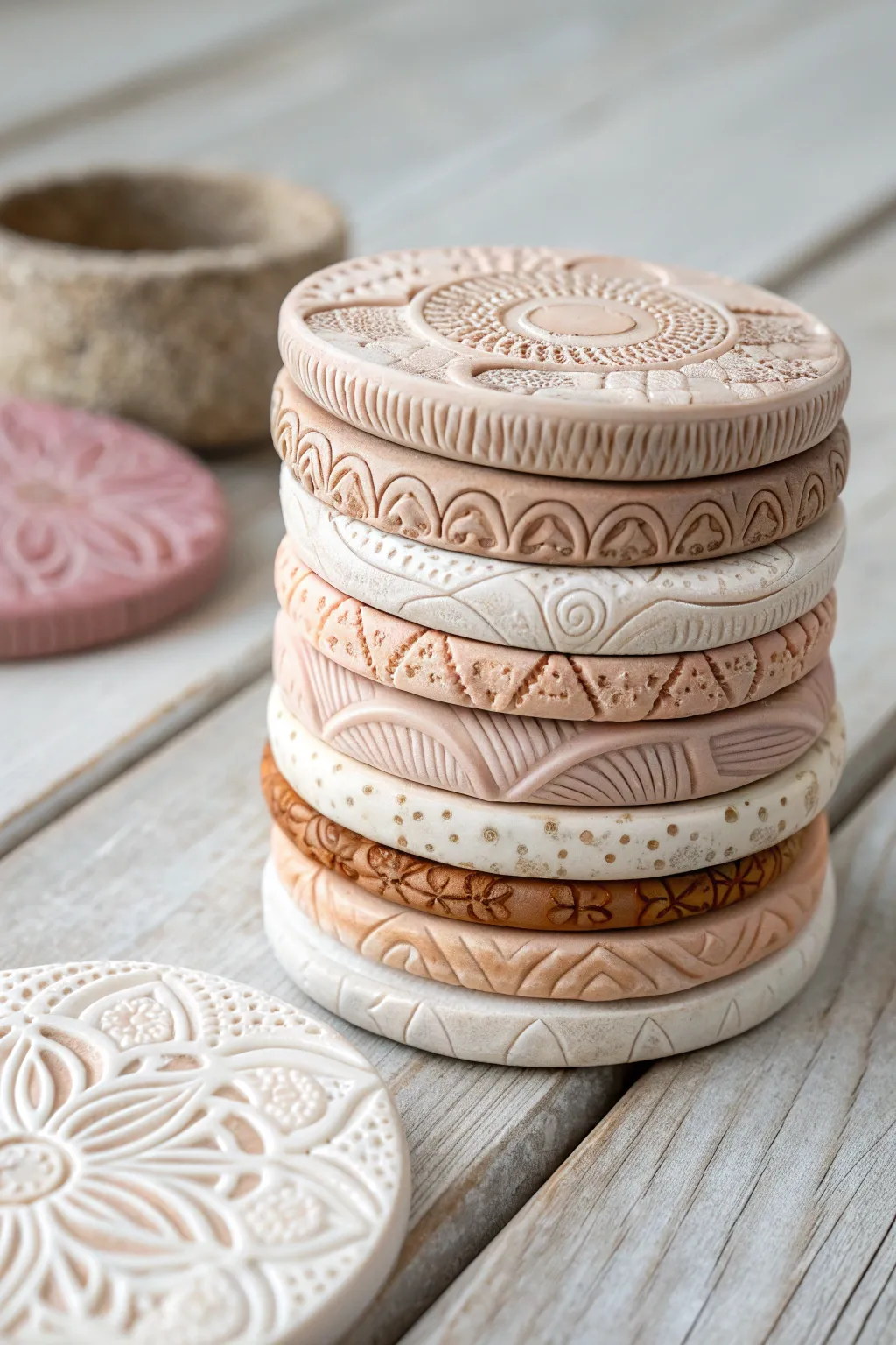 Elevate your art with intricate disc patterns that captivate and inspire.