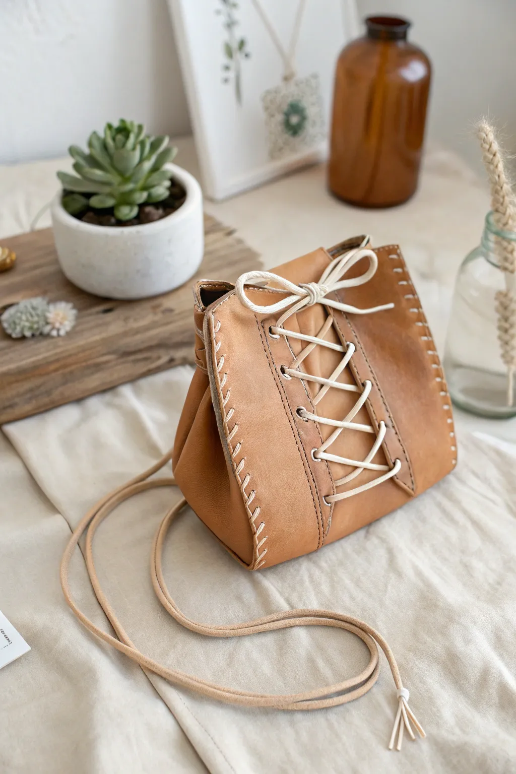 Elevate your style with a touch of craftsmanship: Discover the charm of lace-up closures.