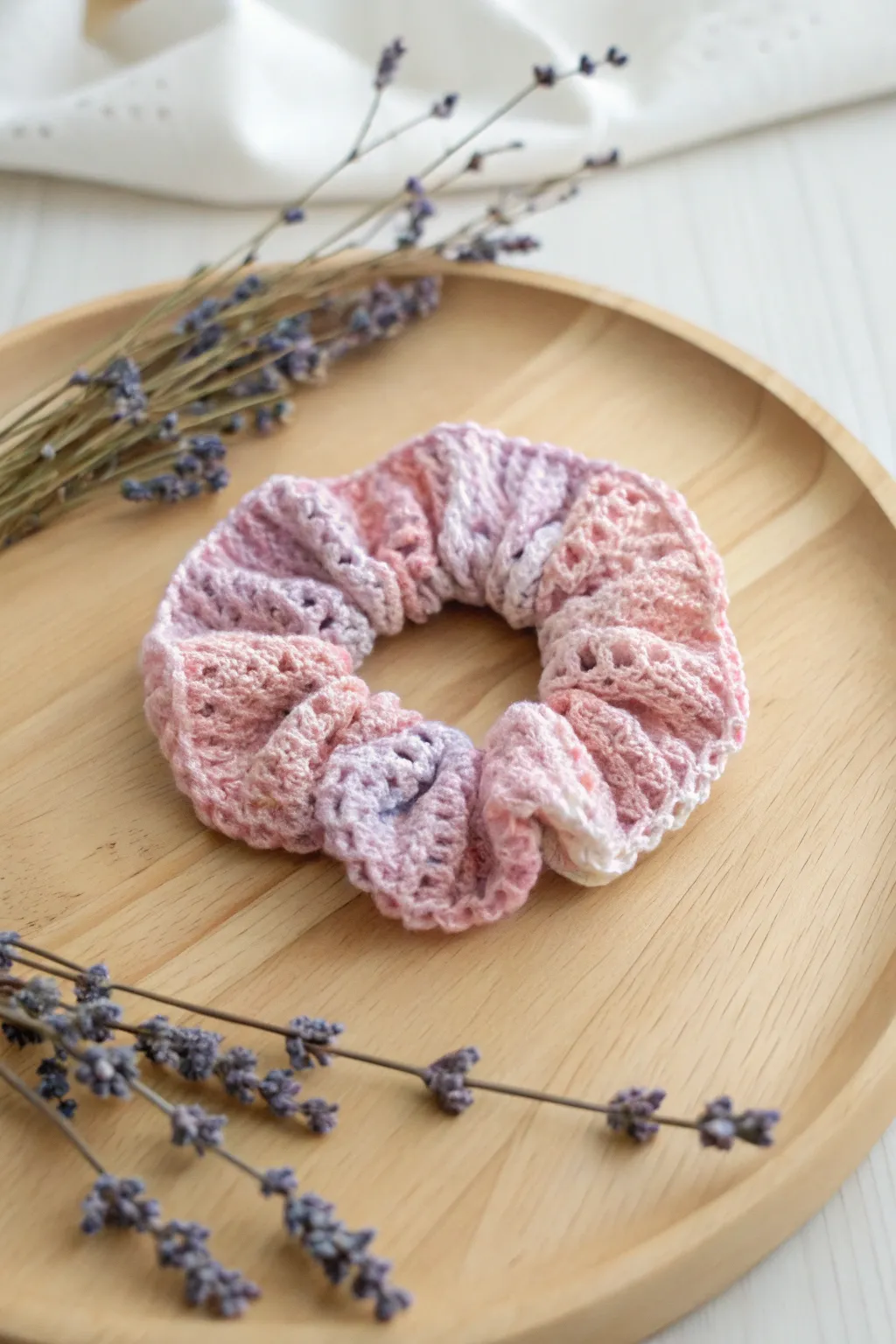 Elevate your style with handcrafted crochet scrunchies – the perfect blend of simplicity and elegance.