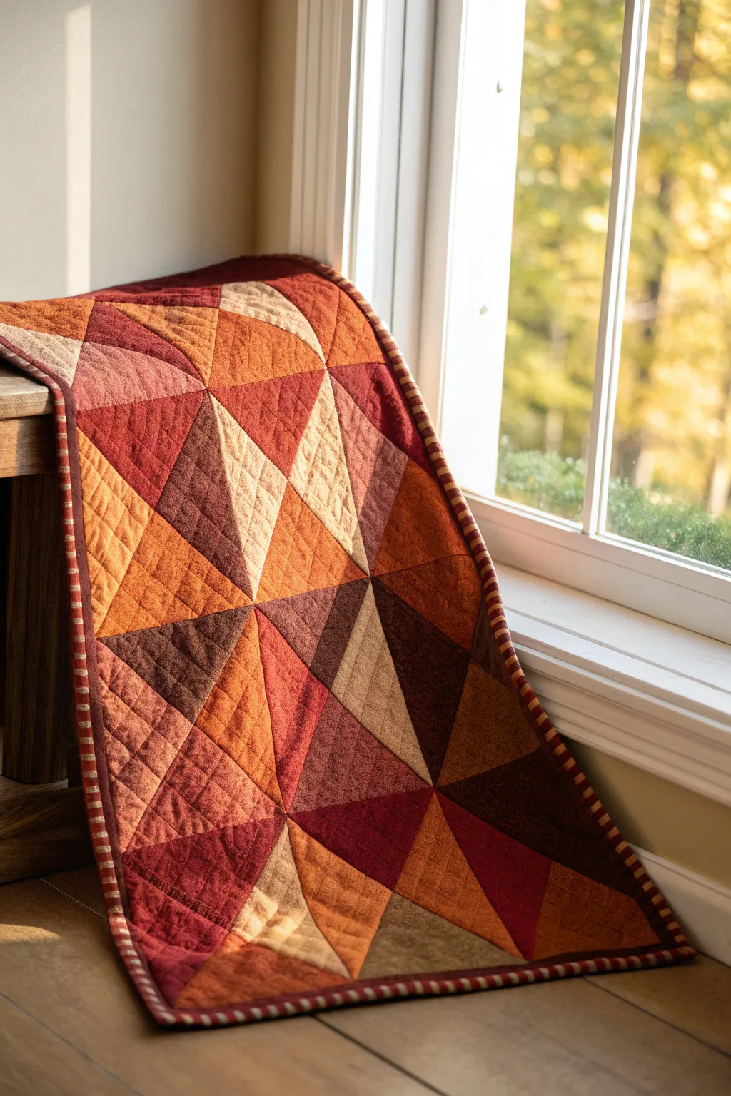 Embrace the cozy elegance of autumn with our Plaid Parade quilt block pattern, where tradition meets minimalist charm.