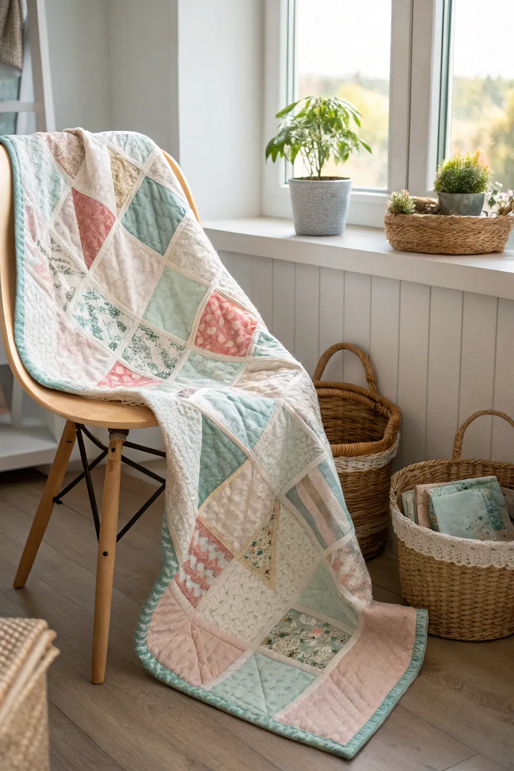 Discover the art of patchwork puzzles – a minimalist masterpiece in every stitch.