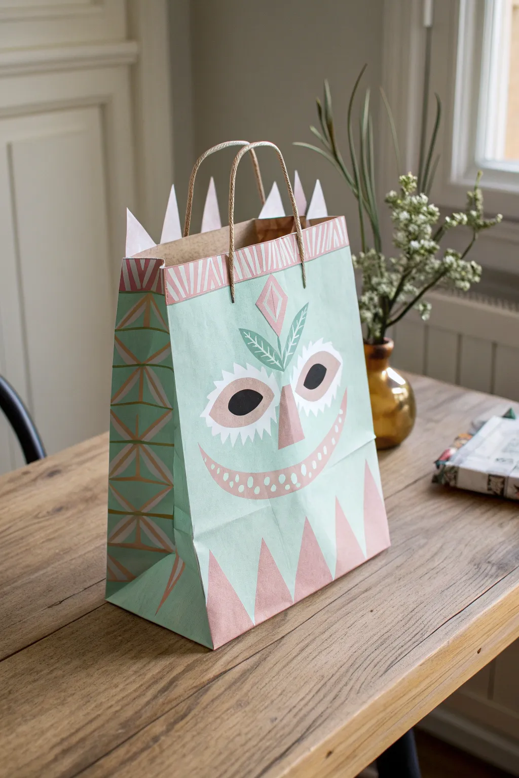 Unleash your imagination with these charmingly simple paper bag monsters, crafted with a touch of Scandinavian elegance and bohemian flair.