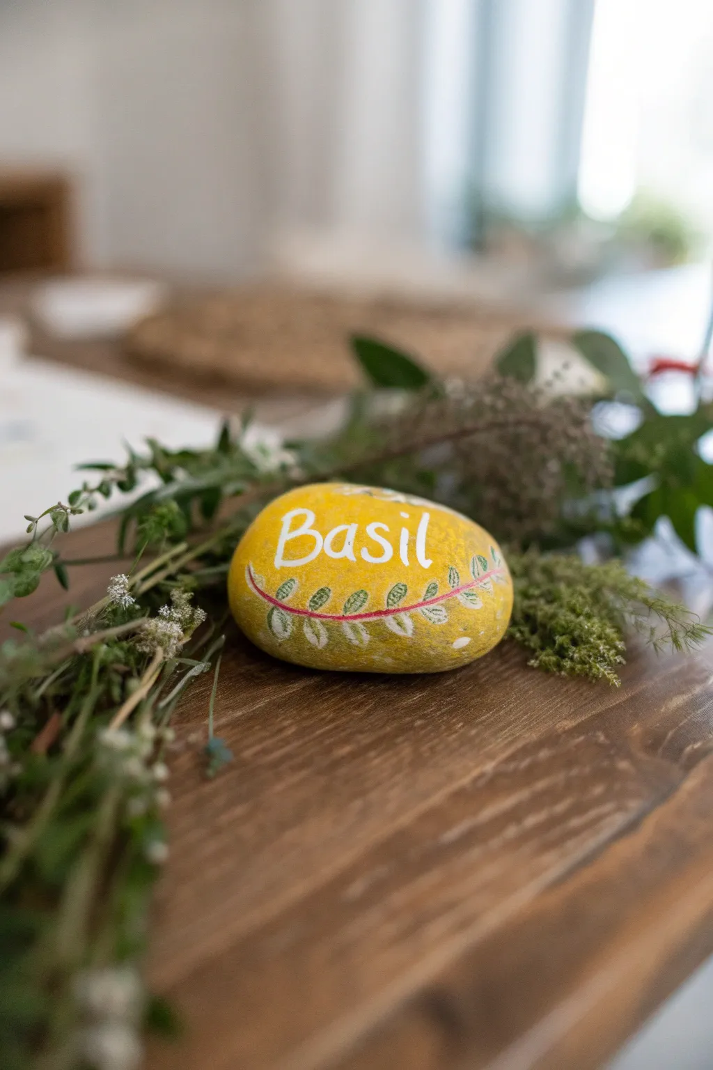 Add a touch of personal charm to your garden with hand-painted rock labels!